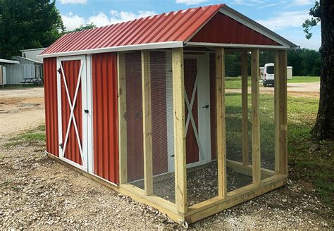 metal chicken coop size